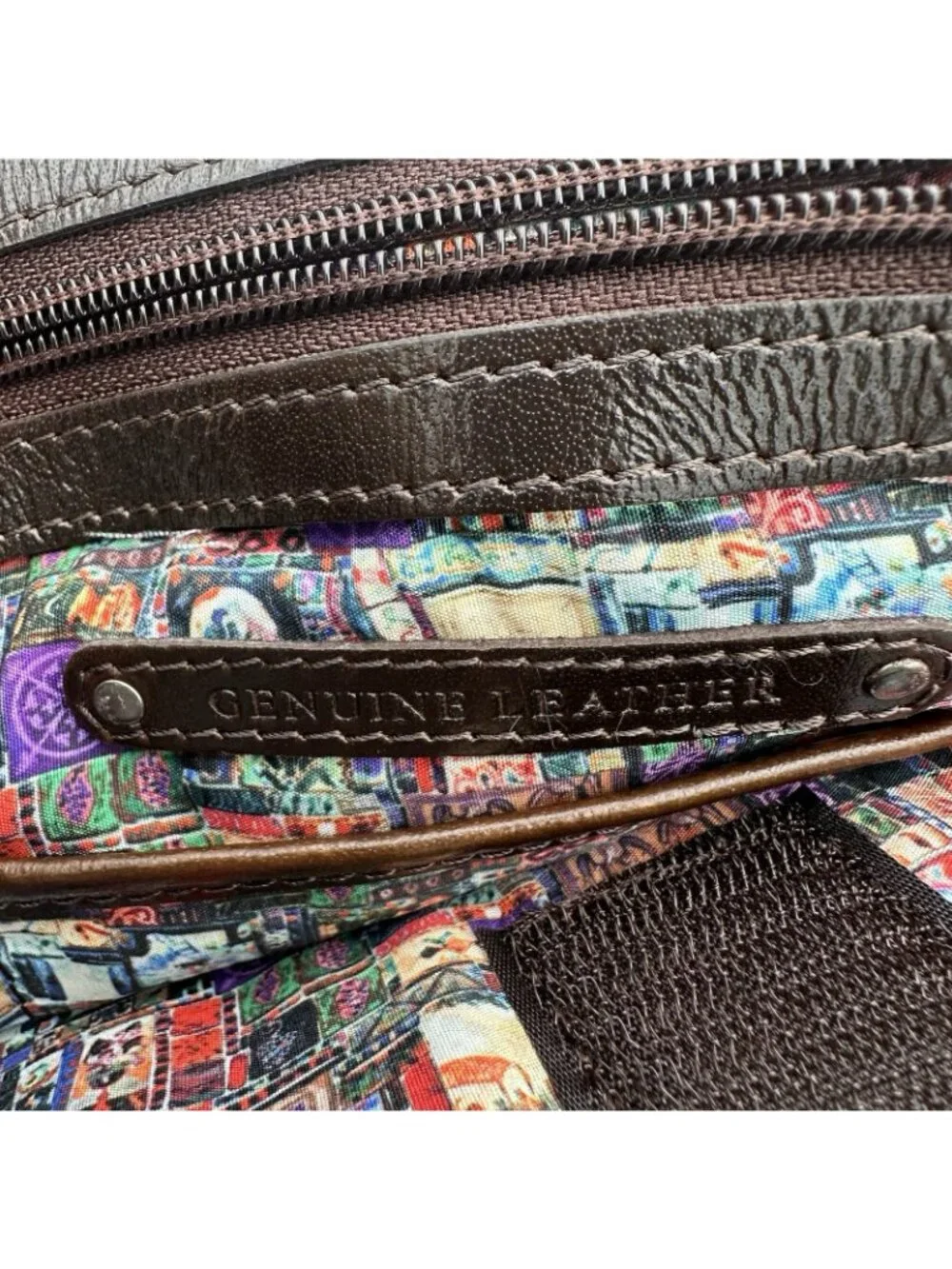 Robert Graham Brown Genuine Leather Messenger Portfolio Laptop/ipad Bag
